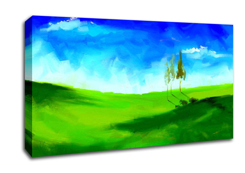 Beyond The Hills Canvas Wall Art