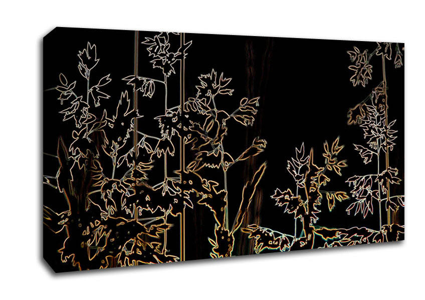 Mystic Flowers Canvas Wall Art