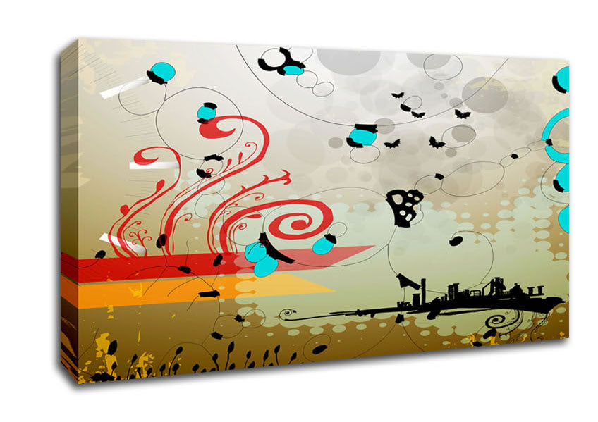 Magical Island Canvas Wall Art