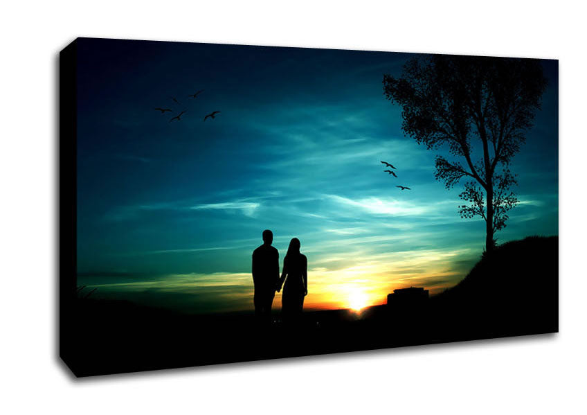 Love With You Canvas Wall Art