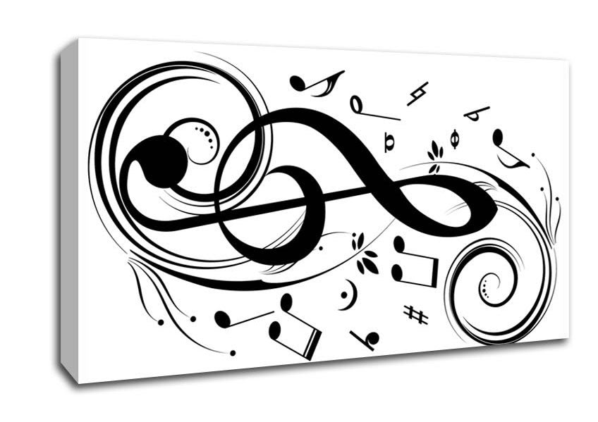 Musical Note Canvas Wall Art