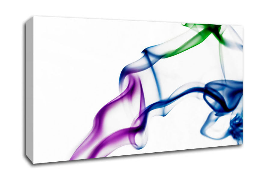 Multi-Coloured Smoke Canvas Wall Art