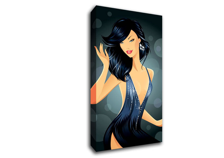 Party Girl Canvas Wall Art