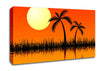 Palm Tree Bay Canvas Wall Art