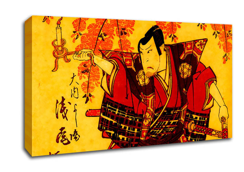 Japanese Warrior Canvas Wall Art