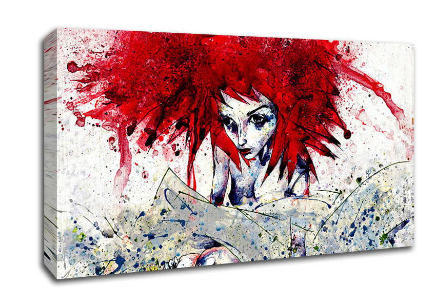 Pixie At The Bottom Of The Garden Canvas Wall Art