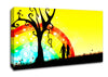 Love Rainbow Canvas Wall Art