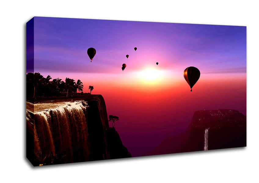 Beautiful Mountain View Canvas Wall Art