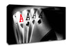 Poker Aces Canvas Wall Art