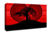 Lovers At Love Tree Canvas Wall Art