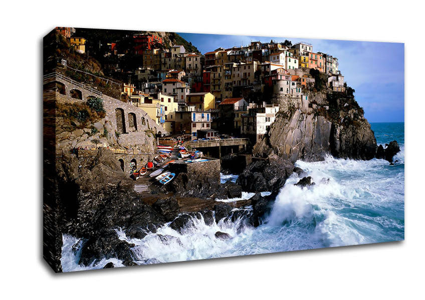 Manarola Italy Canvas Wall Art