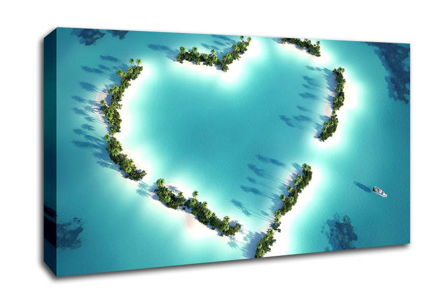 Love Island Canvas Wall Art