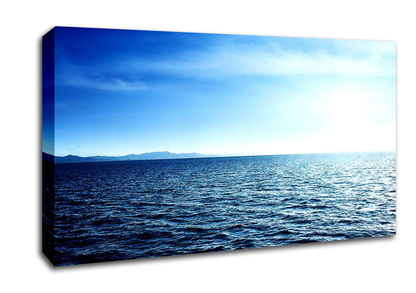 Blue Sea Canvas Wall Art