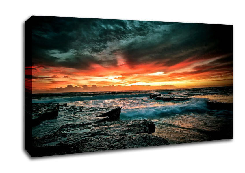 Just After The Storm At Sea Canvas Wall Art