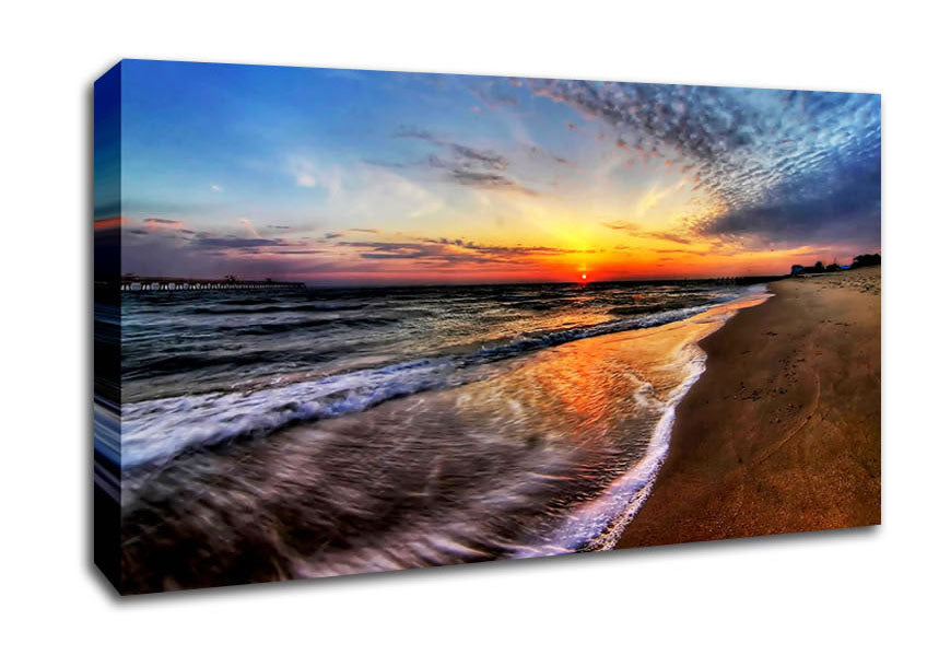 At The End Of The Ocean Canvas Wall Art