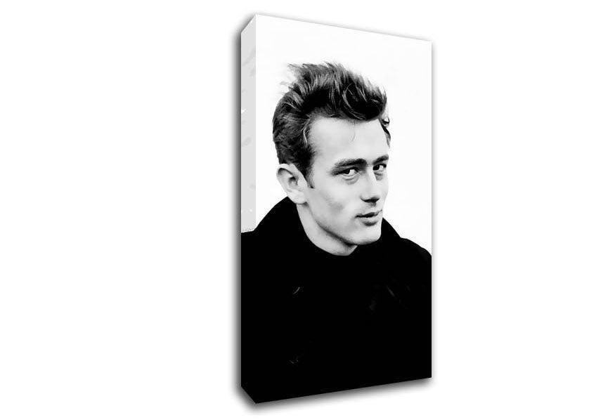 James Dean Portrait Canvas Wall Art