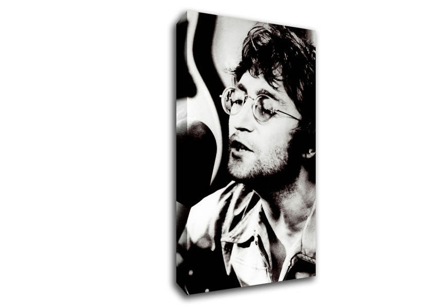 John Lennon Imagine B n W Canvas Wall Art