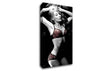 Kylie Minogue Lingerie Colour B n W Canvas Wall Art