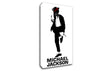 Michael Jackson B n W Red Canvas Wall Art