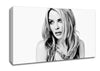 Kylie Minogue Look B n W Canvas Wall Art