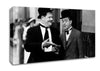Laurel And Hardy Street Walk Canvas Wall Art