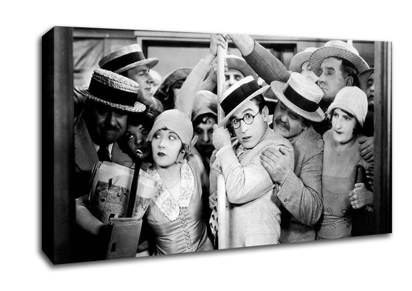 Harold Lloyd Tube Squeeze Canvas Wall Art