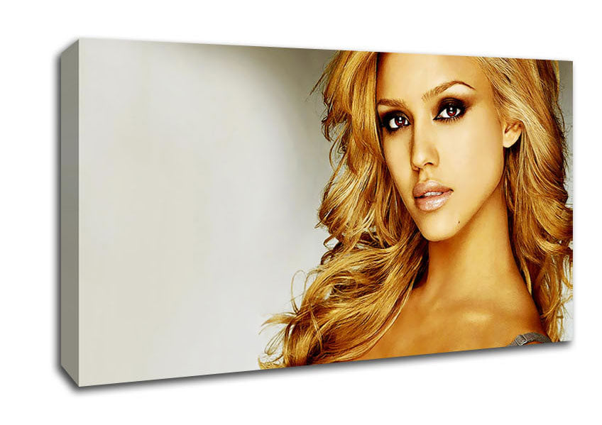 Jessica Alba Canvas Wall Art