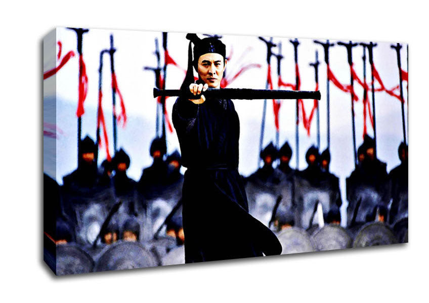 Jet Li Hero Canvas Wall Art