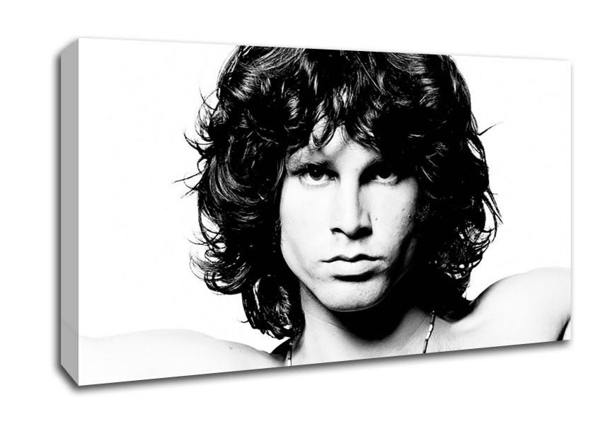 Jim Morrison Face Canvas Wall Art