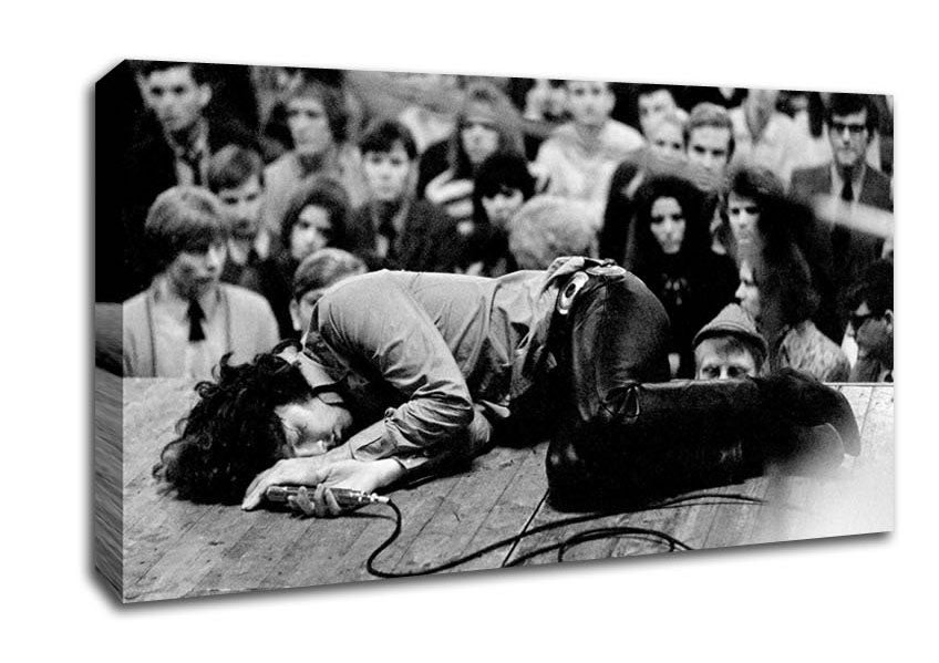 Jim Morrison Stage Canvas Wall Art
