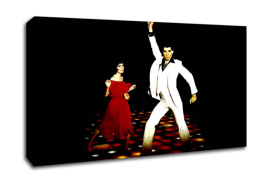 John Travolta Saturday Night Fever Canvas Wall Art