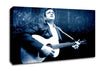 Johnny Cash Blue Canvas Wall Art
