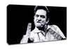 Johnny Cash Finger B n W Canvas Wall Art