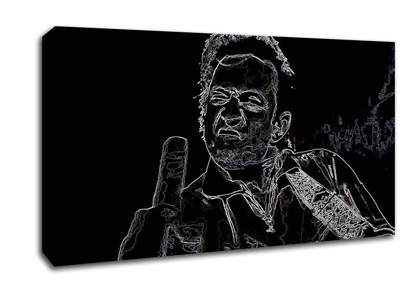 Johnny Cash Canvas Wall Art
