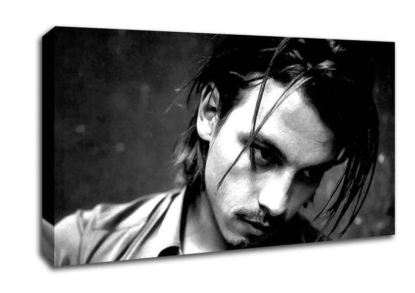 Johnny Depp Sexy Canvas Wall Art
