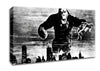 King Kong Retro Canvas Wall Art