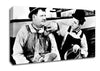 Laurel n Hardy Towed In The Hole Canvas Wall Art