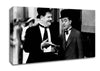Laurel And Hardy Money Canvas Wall Art