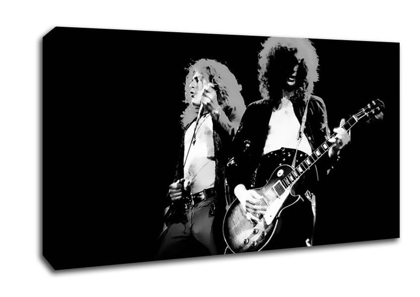 Led Zepplin On Stage Canvas Wall Art