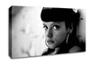 Lily Allen B n W Canvas Wall Art