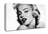 Marilyn Monroe Black And White Canvas Wall Art