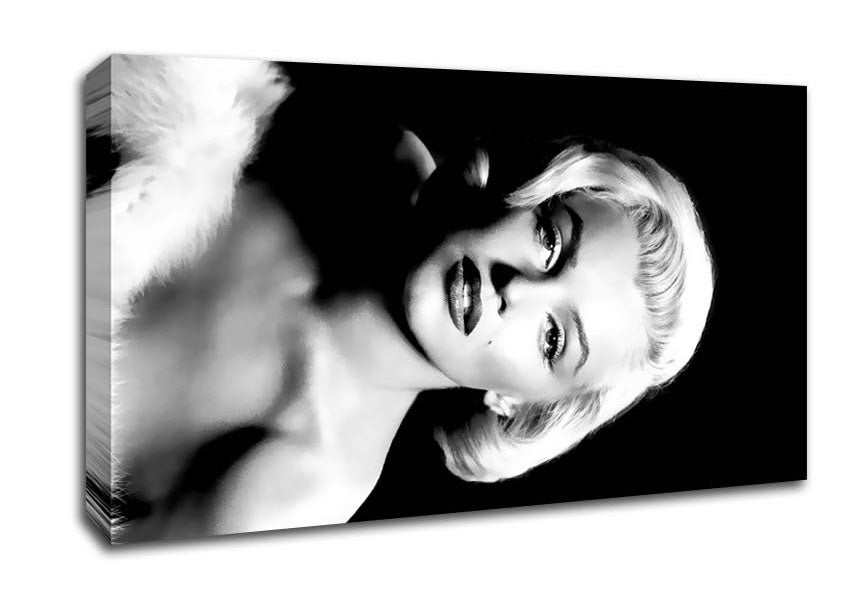 Marilyn Monroe Classic B n W Canvas Wall Art
