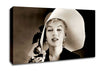 Marilyn Monroe Classic Hat Canvas Wall Art