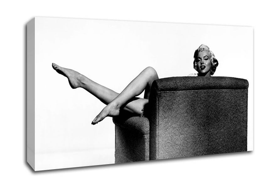 Marilyn Monroe Legs Canvas Wall Art