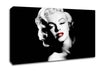 Marilyn Monroe Red Lips Landscape Canvas Wall Art