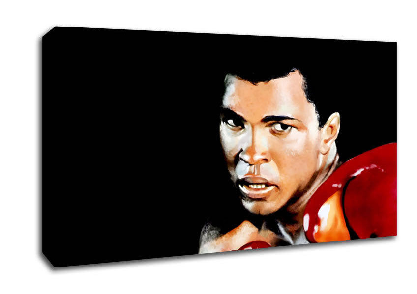 Muhammad Ali Boxing Gloves Canvas Wall Art