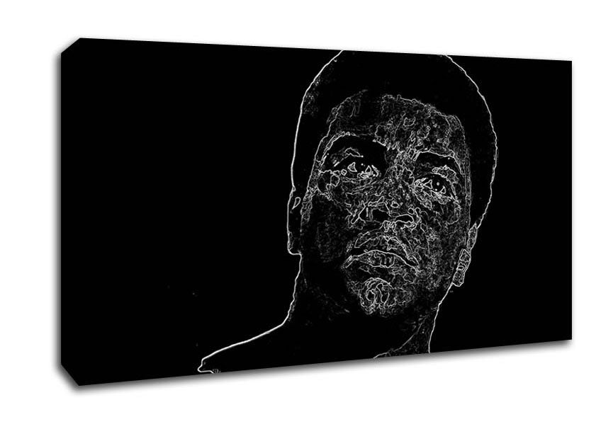 Muhammad Ali Face Canvas Wall Art