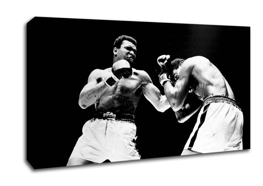 Muhammad Ali Fist Of Power Canvas Wall Art