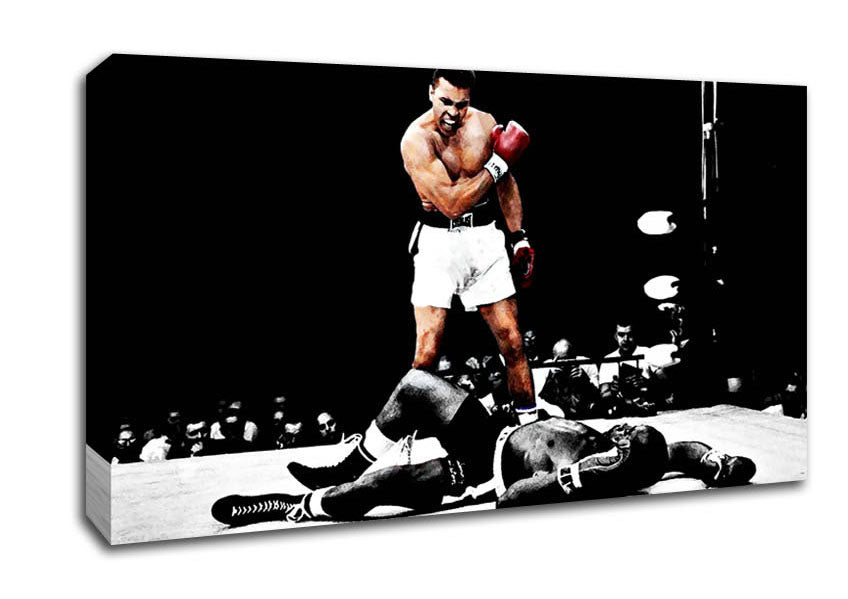 Muhammad Ali Knock Down Canvas Wall Art