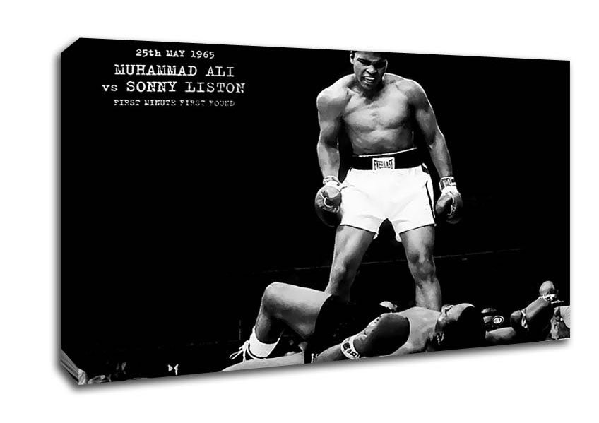Muhammad Ali Mighty Fist Canvas Wall Art